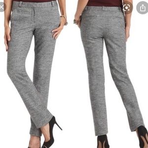 LOFT Marisa herringbone straight leg pants